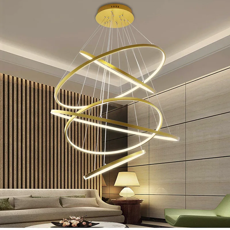 

Nordic Circle Ring Led Pendant Light minimalist Decorative hanging lights for kitchen bedroom Living Diningroom Home Art Decor