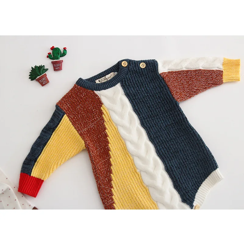 Свитер для новорожденных; сезон осень-зима; шерстяные свитера для маленьких мальчиков и девочек; кардиган для малышей; пуловер; вязаная одежда для малышей
