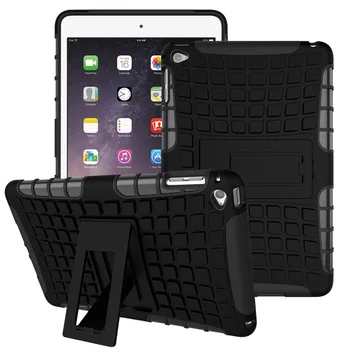 

ShockProof Rubber Hybrid Heavy Duty Stand PC+TPU Hard Fundas Case For Apple iPad Mini 4 mini 5 2019 9.7" Tablet Cover Case Coque