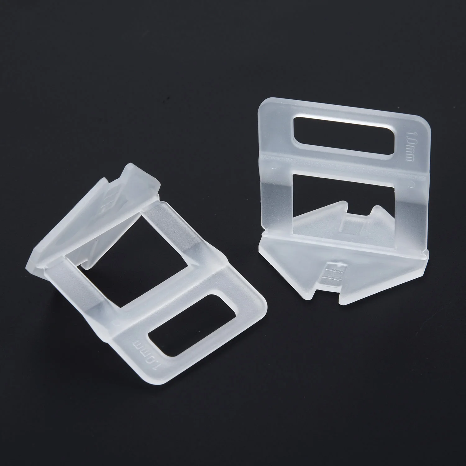 100pcs/Set Tile Gap Leveling White Spacers Wall Flooring Home Repair Clips Tool