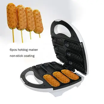 

1Pc Hotdog Maker Portable Non-stick Cooking Plate Baked Sausage Machine Sausage Maker for Restaurant Home Shop