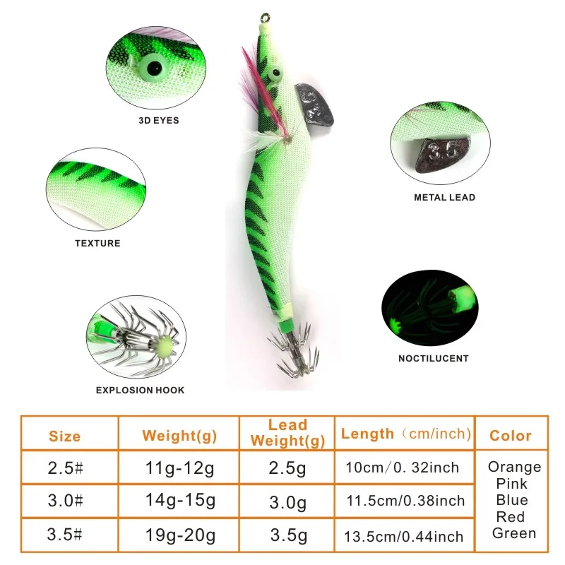 Lot de 10 leurres de pêche ixtes avec haeçons triples pour pêche à la