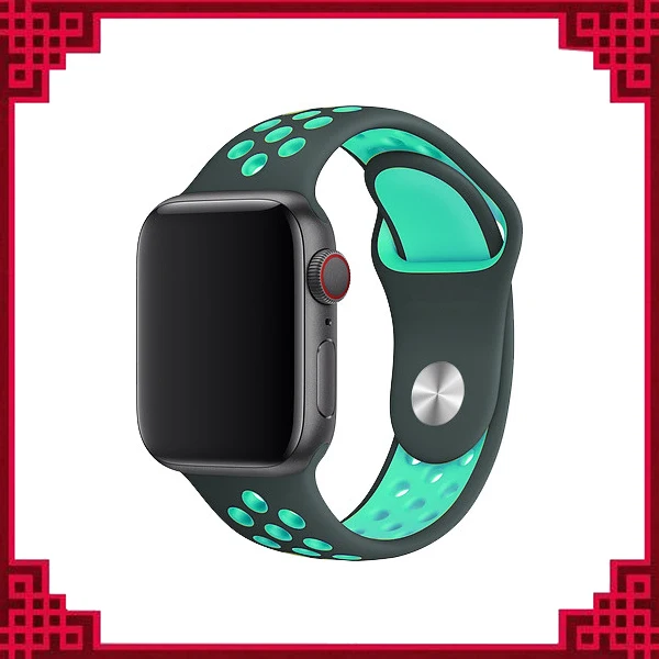 Силиконовый ремешок для apple watch 4 ремешок для apple watch 40 мм 44 мм 38 мм 42 мм correa iwatch series 4 3 2 1 для apple watch 5 ремешок для часов - Цвет ремешка: gray blue