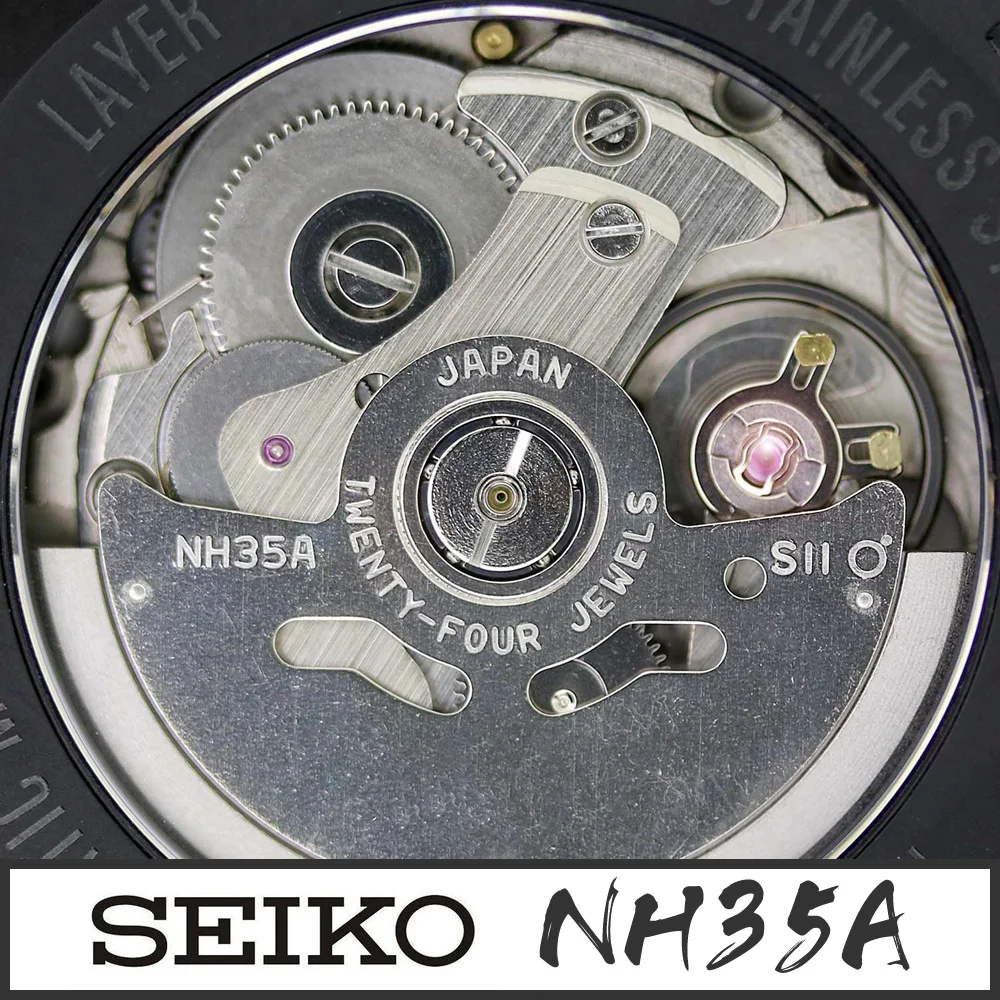 SEIKO SII NH35A/NH35 Gerakan Mekanis Otomatis 3 O 'Jam Datewheel Putih  Jepang 4R35 Movt 24 Jewels Self Winding|Watch Gerakan| - AliExpress