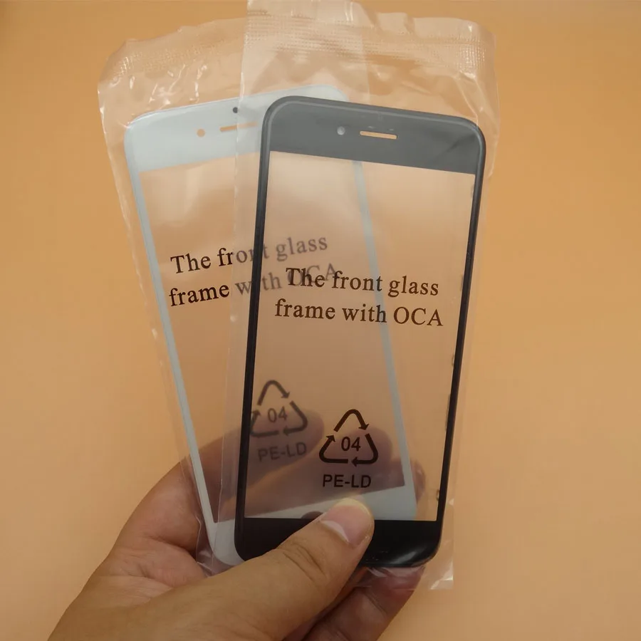 Переднее внешнее стекло с рамкой + OCA для iphone 6s холодный пресс 3 в 1 рамка lcd