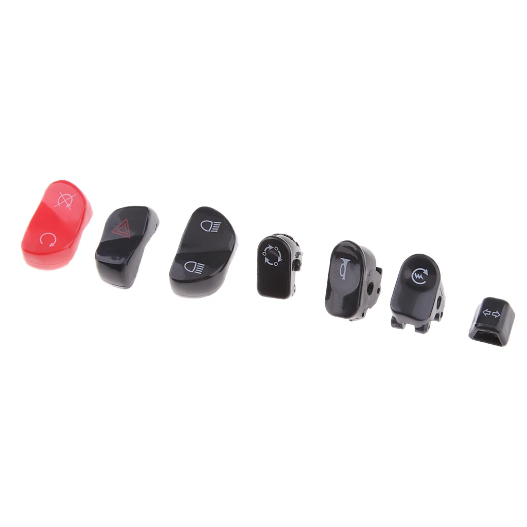 7pcs/set Hand Control Switch Housing Button Cover Cap Kit for VICTORY