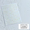 1pcs Roman Letter Nail Stickers Golden Silver Black Alphabet Design Self Adhesive Decal English Words Manicure Decoration 4