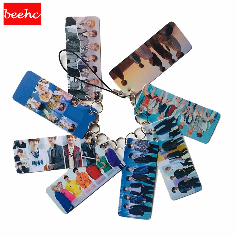 Модный kpop bangtan boys jin jimin suga v jungkook rm jhope Рисунок карта брелок кольцо чехол для