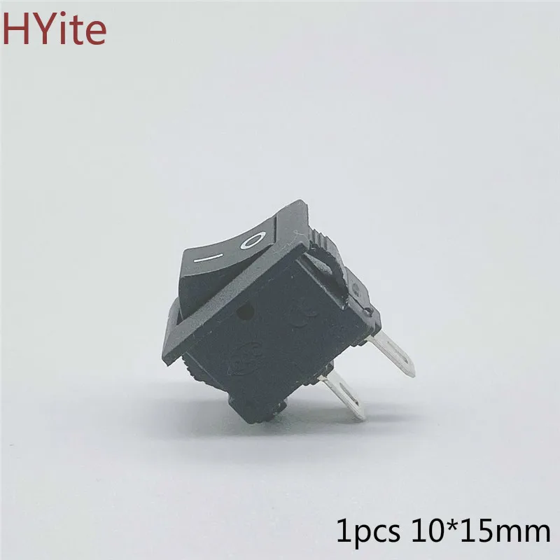 1 шт. 10*15 мм 2PIN переключатель включения/выключения лодки 3A 250VAC/6A 125VAC белый красный