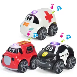 Мультяшный Стиль Мини миниатюрный автомобиль литые автомобили забавная Voiture Enfant игрушка автомобиль Милая инерция маленький ребенок