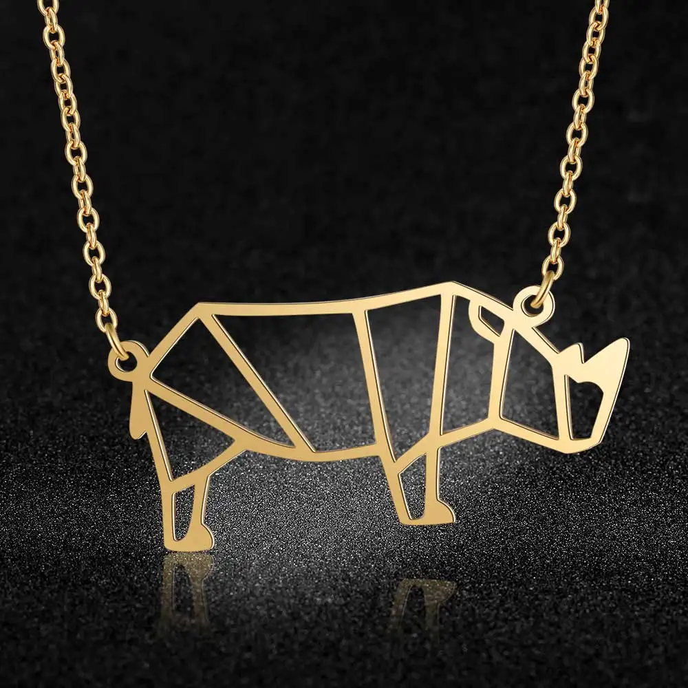 Уникальное ожерелье «носорог» lavixlia Italy дизайн ожерелье из нержавеющей стали s для женщин супер модные ювелирные изделия специальный подарок