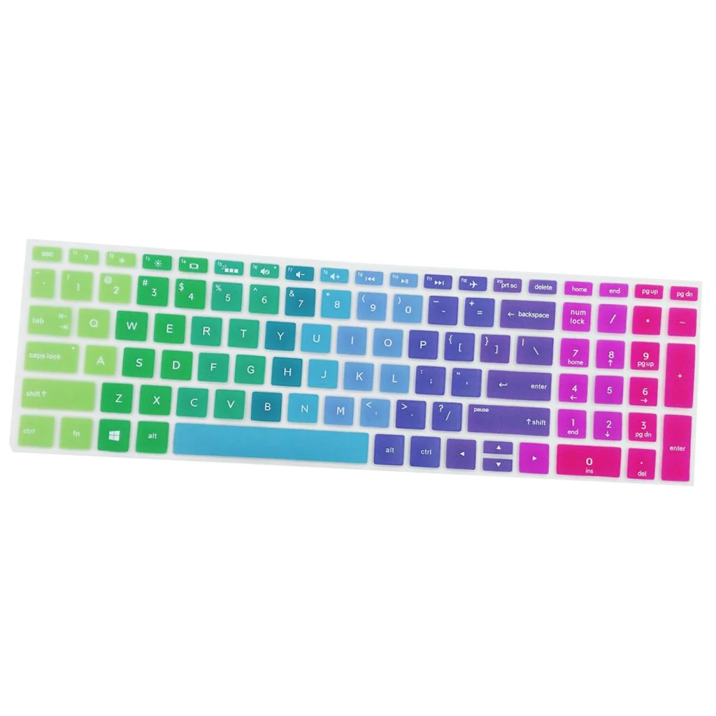 Hight Quality Notebook Keyboard Stickers Skin Cover Keycaps for HP 15.6''BF Laptop soft Silicone-0