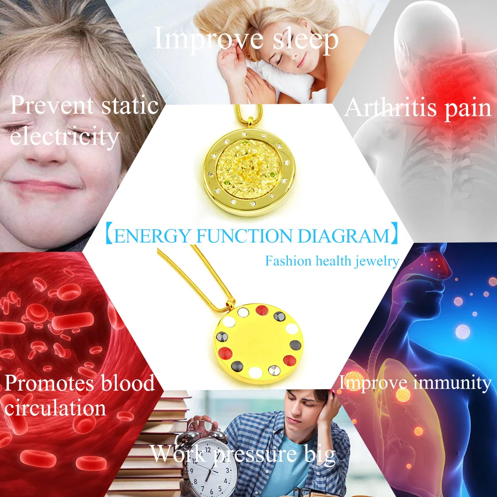 healthycare ювелирные изделия из 5 в 1 Lucky водный кулон