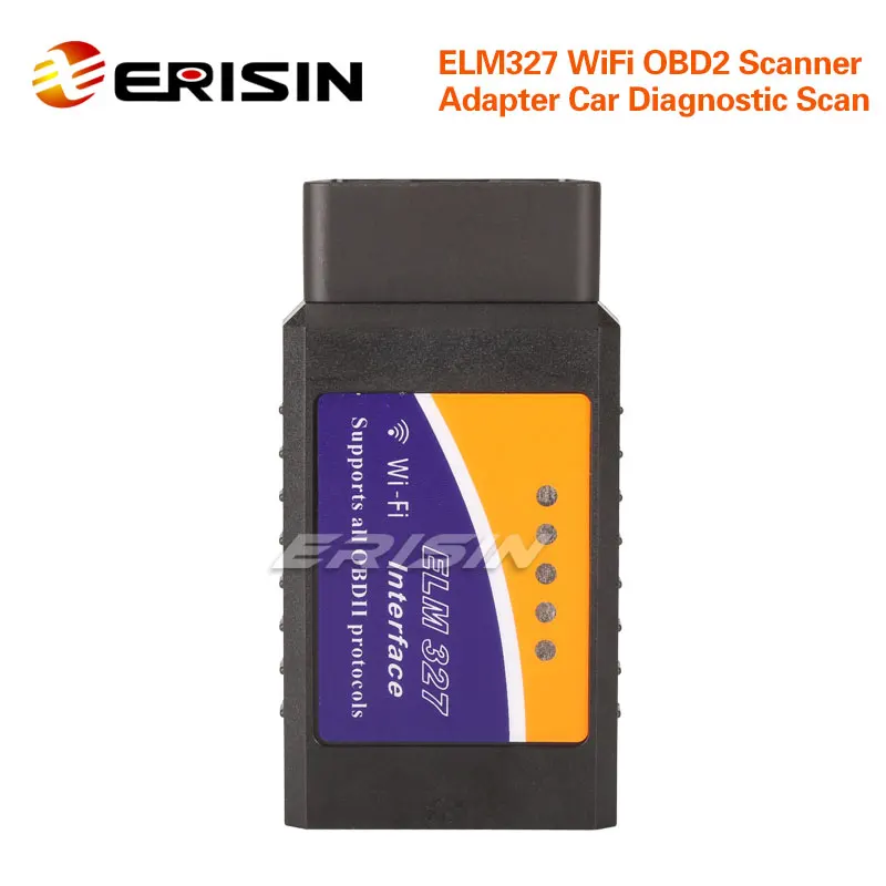Erisin ES380 ELM327 Wi-Fi OBDII адаптер сканера автомобиля диагностический сканирующий инструмент для iOS Android телефон