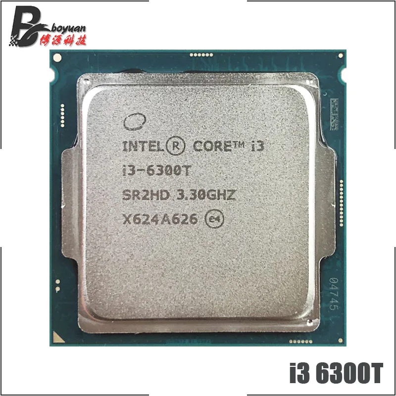 Двухъядерный процессор Intel Core i3-6300T i3 6300T 3 ГГц четырехпотоковый ЦПУ 4 Мб 35 Вт LGA 1151 |