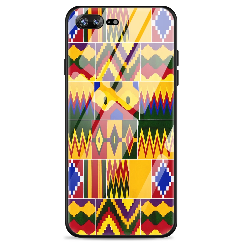 

iphone 11 case African print Glass mobile phone kente print Phone Case High-quality Can be Customized photo Glass hard case
