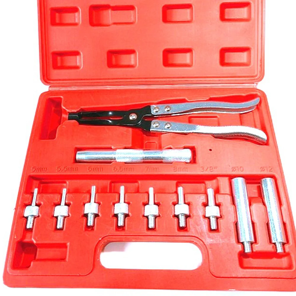 11PcsValveOilSealRemovalToolsSetAutoValveExtractionPliers