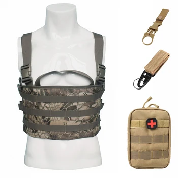 

Tactical Molle Chest Rig Vest Military Army Airsoft Combat Duty Bag CS Training Hunting Paintball Outdoor Vest Bag Equipment