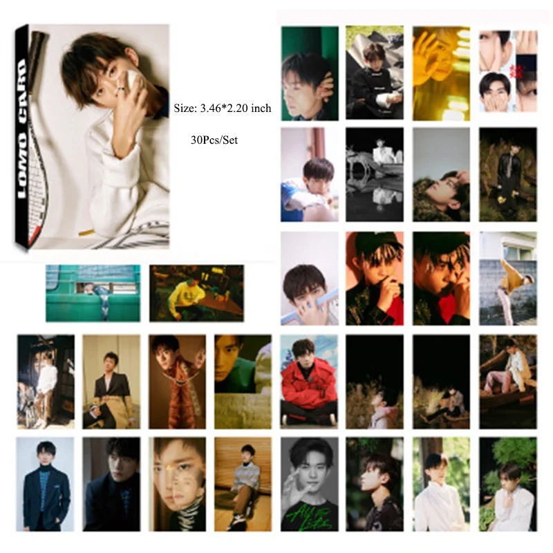 TFBOYS фото книга Джексон Рой Carry Post Card Fans коллекция LJJ162 - Цвет: 08