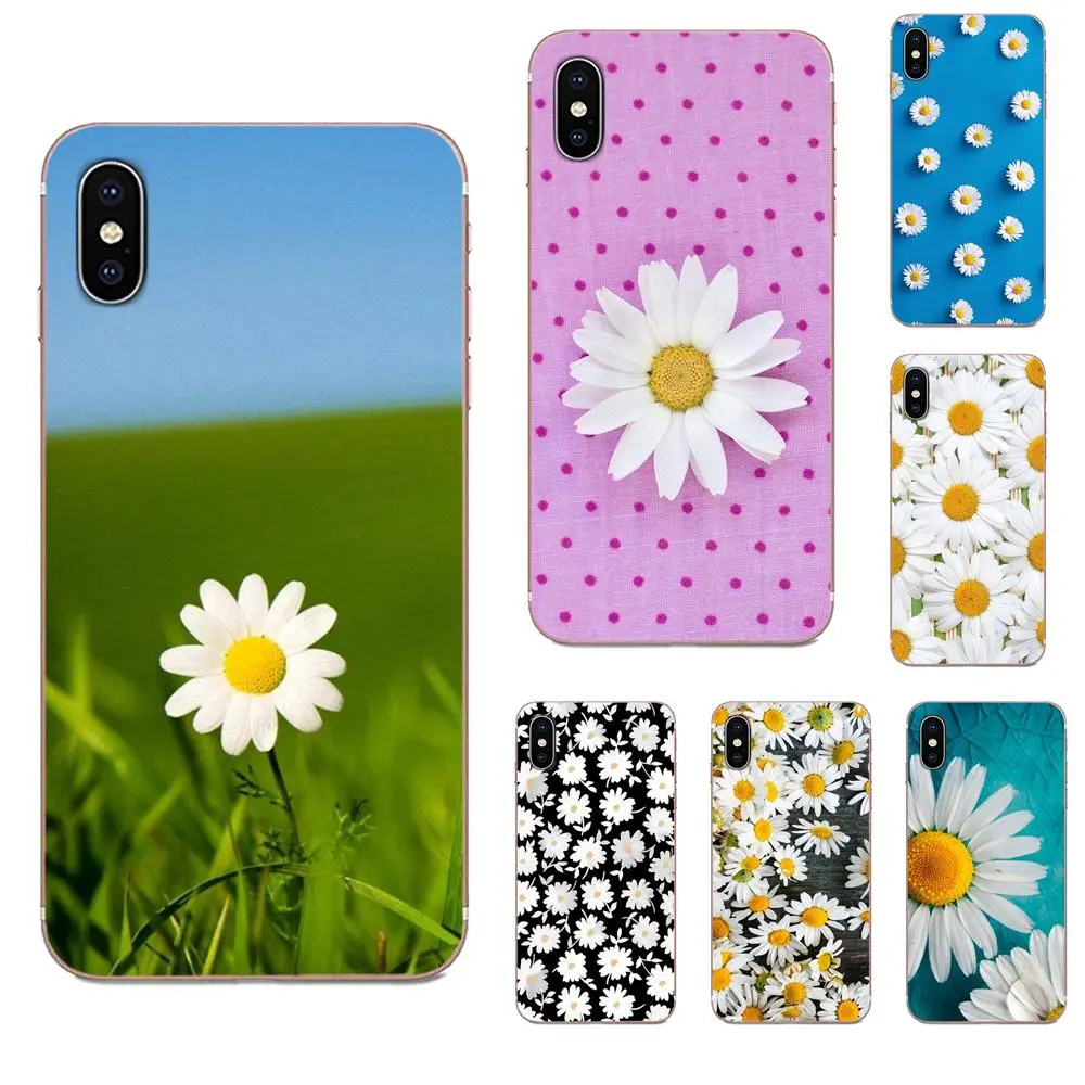 Защитный чехол для телефона Samsung Galaxy S9 S10 S20 Plus Ultra S6 S7 S8 Edge красивые ромашки