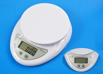 

120pcs/lot 5000g/1g 5kg Food Diet Postal Kitchen Digital Scale scales balance weight weighting LED electronic