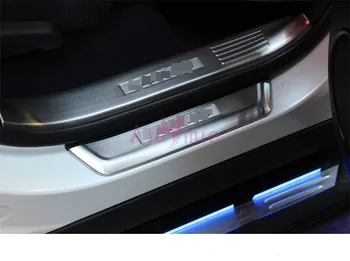 

#304 Stainless Steel Front and Rear Door Sill Bumper Guard Plate Protector 2016 2017 2018 For lexus RX 450h 350 270 Accessories