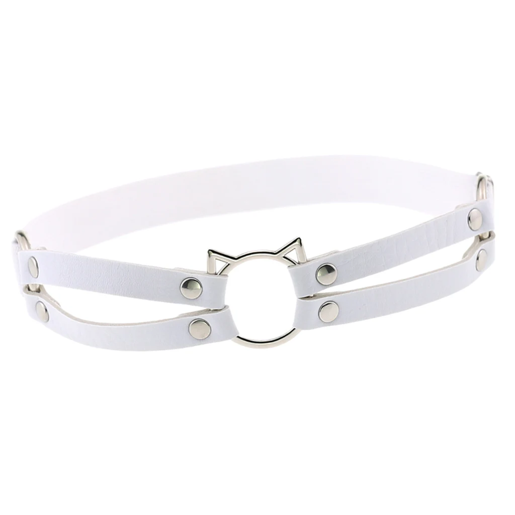 Gothic Cat PU Leather Garter Thigh Ring Anti-Slip Rock Dancer Punk Suspender Gothic Cat PU Leather Garter Thigh Ring Anti-Slip Rock Dancer Punk Suspender