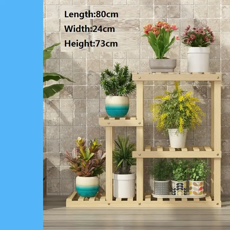 MODEL D Bunga Estante Flores Table Plantas Estanteria Para Macetas Balkon Etagere напольная Балконная стойка для балкона Цветочная Полка Подставка для растений - Цвет: MODEL D
