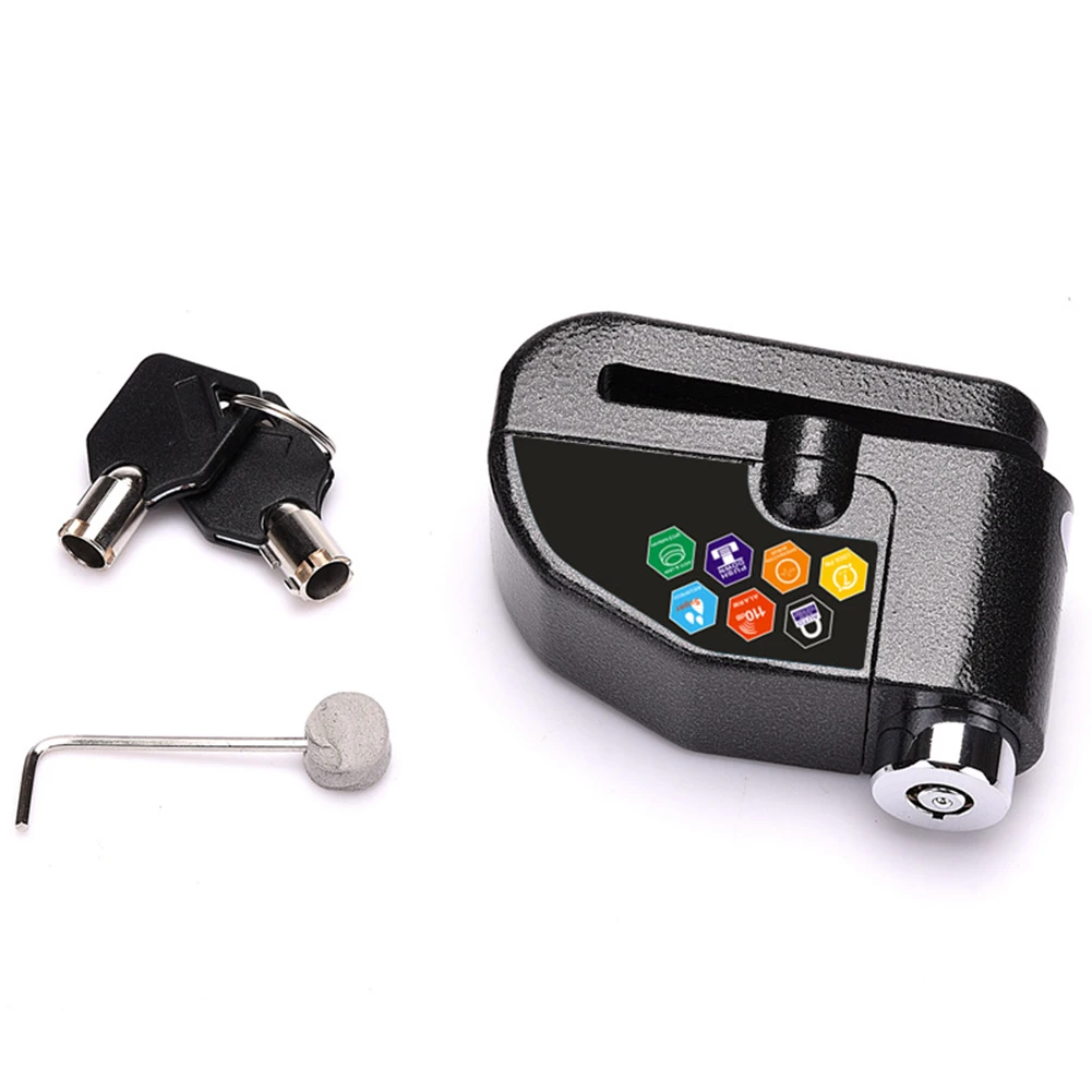 

Disc Lock Security Motorbike Scooter 110db Alarm Brake Motorcycle Anti-theft