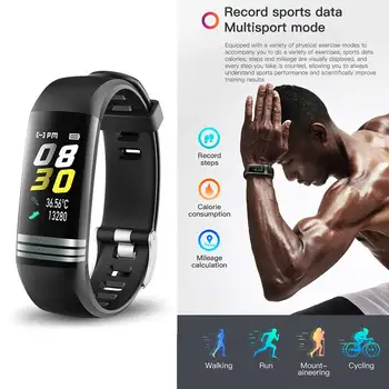 

Men Women Calories Heart Rate Sleep Monitor With Pedometer Alarm Clock Waterproof IP67 Wristband Bluetooth 4.0 Smart Bracelet
