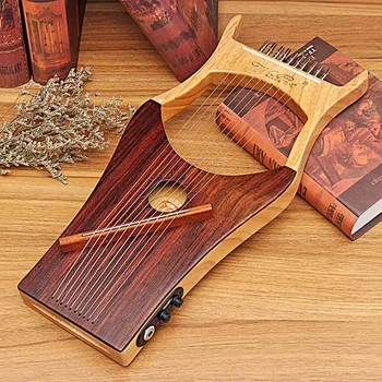 

New IRIN 10 String Wooden Color Harp Antiquity Chinese Style Portable Lyre Harp Lira Instrumento Musical Stringed Instruments