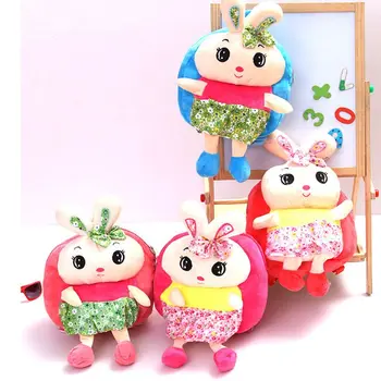 

Toddler Baby Small Rabbit Backpack Cartoon Plush Shoulder Backpack Travel Bag F42A