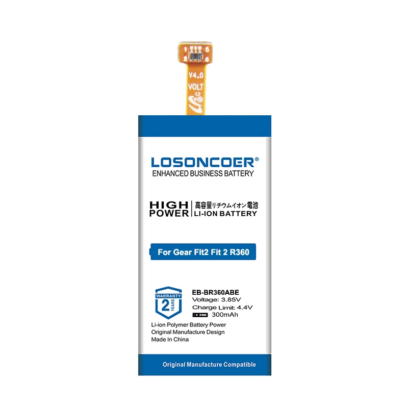Новейшее производство аккумулятор LOSONCOER 300 мАч EB-BR360ABE для samsung gear Fit2 Fit 2 R360 бесплатные инструменты подставка держатель наклейки
