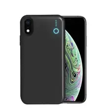 5000 мАч/6000 мАч Быстрое беспроводное зарядное устройство силиконовый чехол для зарядного устройства для Iphone XR/XS Max задняя крышка