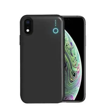 

5000mah / 6000mah Fast Wireless Charger Silicone Frame Battery Charger Case for Iphone XR/ XS Max Back Cover