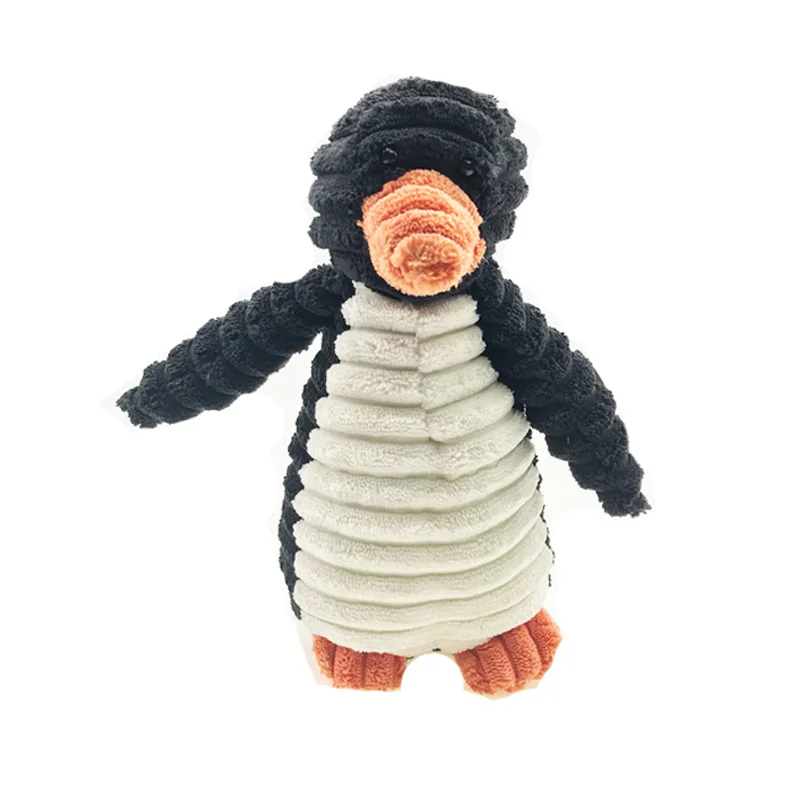 Penguin 1 шт. 25 см милые вельветовые Мягкие плюшевые игрушки полосатая ткань мягкие игрушки кукла лучший подарок на день рождения Рождество для детей - Цвет: Penguin