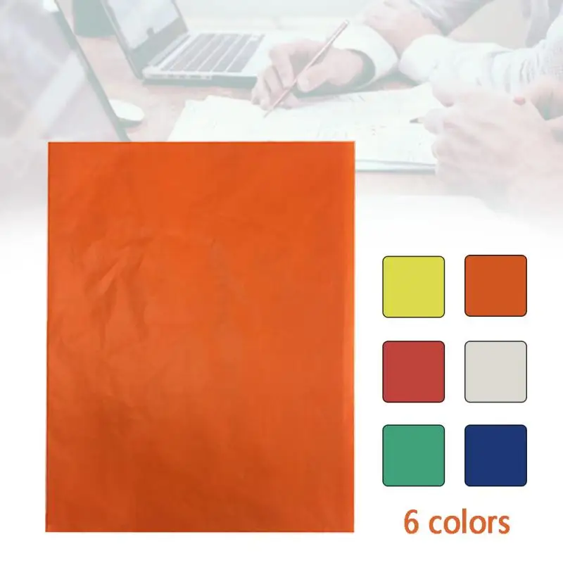 Цветная углеродная бумага для домашнего офиса 100 шт. односторонняя ткань
