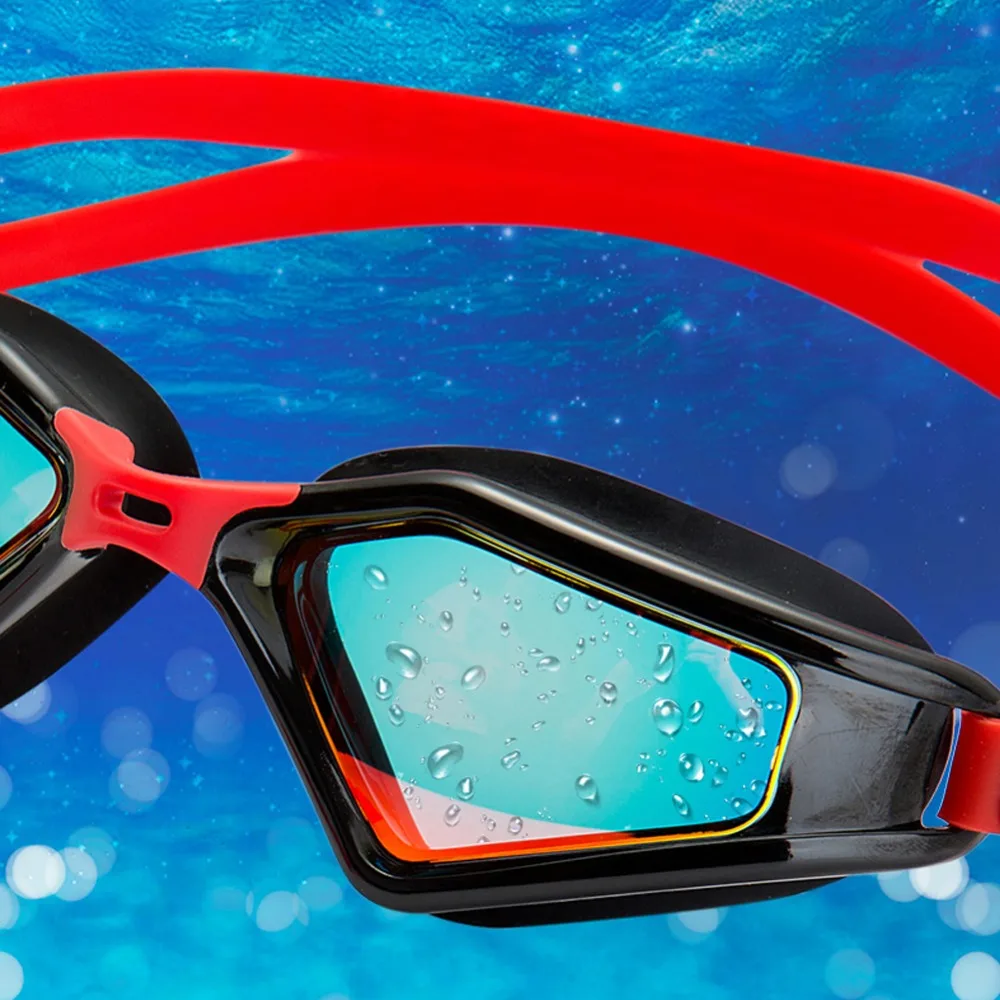 Унисекс Взрослые очки водонепроницаемые противотуманные силиконовые профессиональные гоночные очки для дайвинга плавательные очки