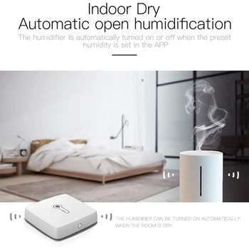 

Pressure Temperature Sensor Smart Air Humidity Environment Sensor for Household Zigbee Safety Caring Connection Accessories