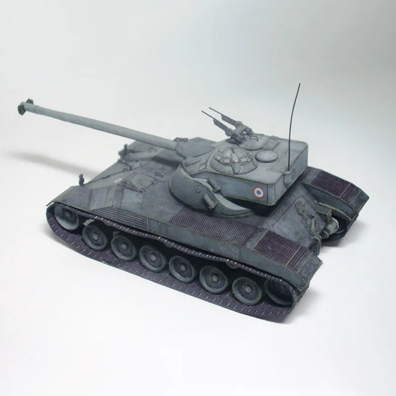 1:35 french chadillen 25t medium tank emulational diy 3d paper