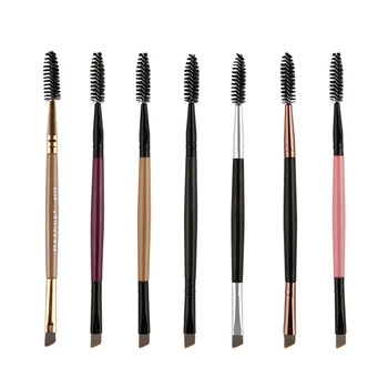 

Portable Double Head Eyebrow Comb Eyebrow Eyelash Eyeliner Eyeshadow Palette Makeup Brushes Fundation Cosmetic Tool