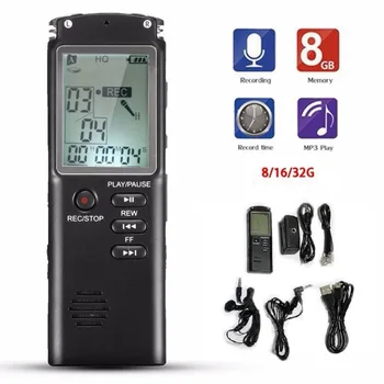 

Voice Recorder USB Professional 96 Hours Dictaphone Digital Audio Voice Recorder With VAR/VOR Built-in Microphone 8GB 16GB 32GB