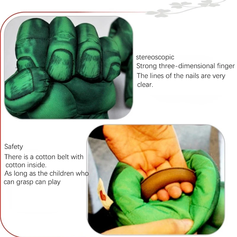 28 см Мультяшные аниме перчатки боксерские перчатки Детские фотографии реквизит детский подарок красные и зеленые игрушки плюшевые