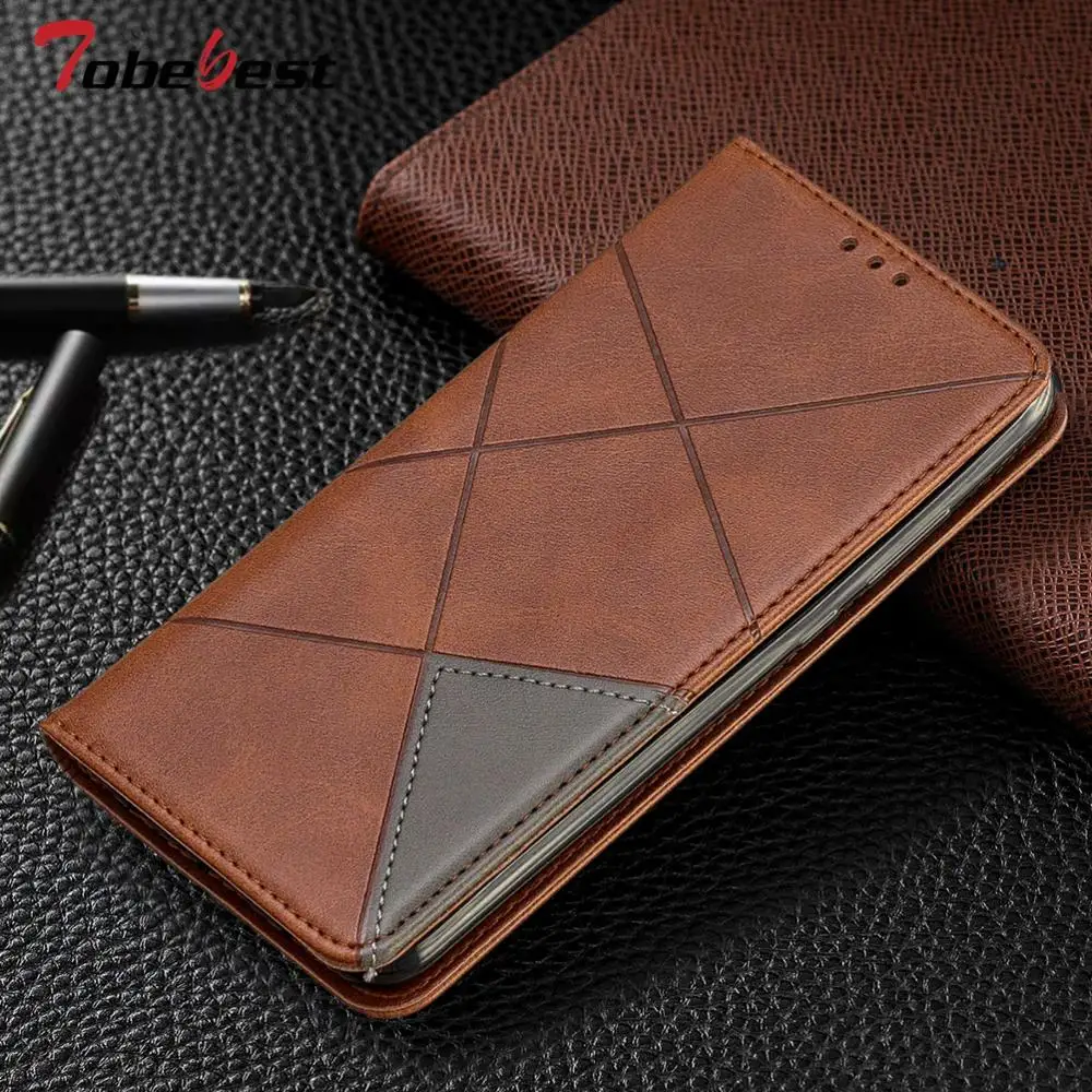 

Tobebest Magnetic Wallet Leather Case For Huawei P Smart 2019 Case Cover for Huawei Honor 10 Lite Flip Cover With Card Pocket
