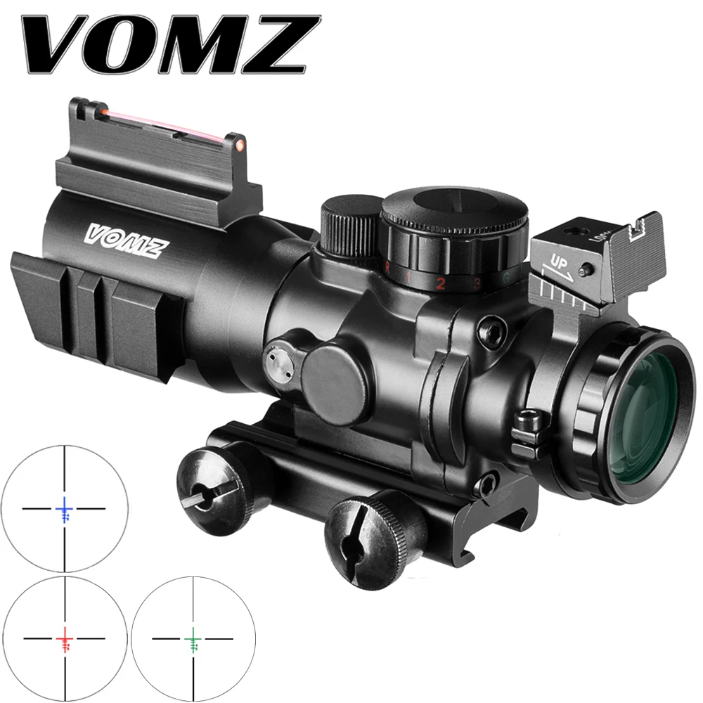 

VOMZ 4x32 Riflescope 20mm Dovetail Reflex Optics Scope Tactical Sight Hunting Gun Rifle Airsoft Sniper Magnifier Air Gun