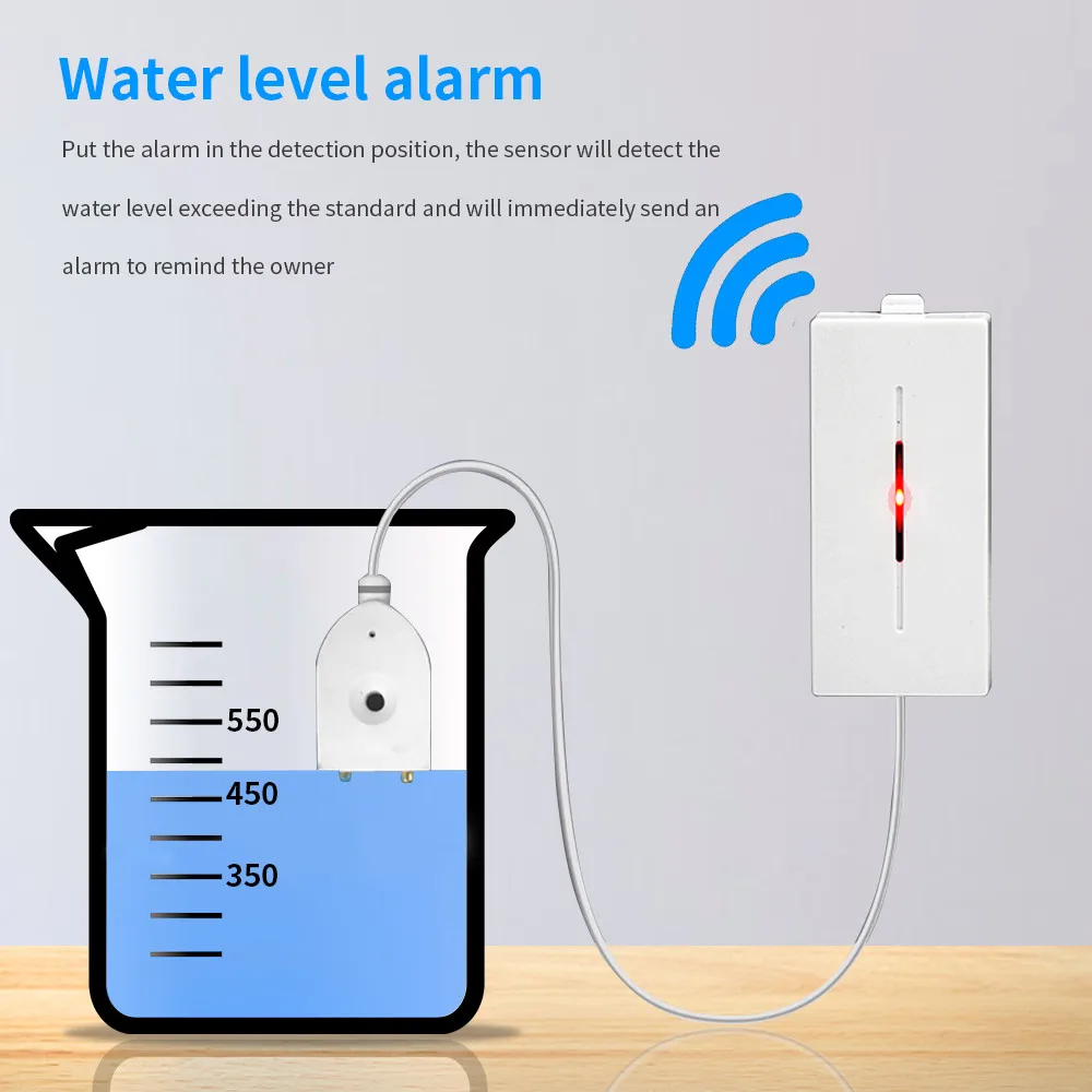 EWelink-Sensor de fugas de agua, Detector de alarma de desbordamiento, sistema de seguridad que funciona con SONOFF Bridge Smart Home