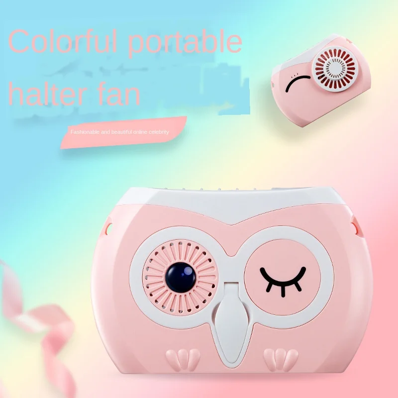 

Portable Neck Aromatherapy Fan USB Rechargeable Battery Mini Neckband Desk Bladeless Fans Hand Free Air Cooler Conditioner home
