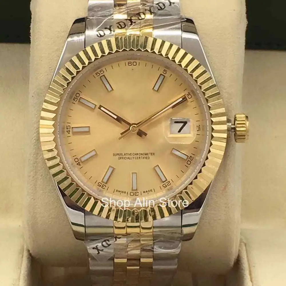 Топ V3 автоматические 2813 механические часы Datejust из нержавеющей стали с твердой