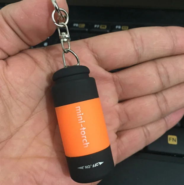 Портативный светодиодный мини фонарик с зарядкой по USB 0 3 Вт 25 лм|Уличные