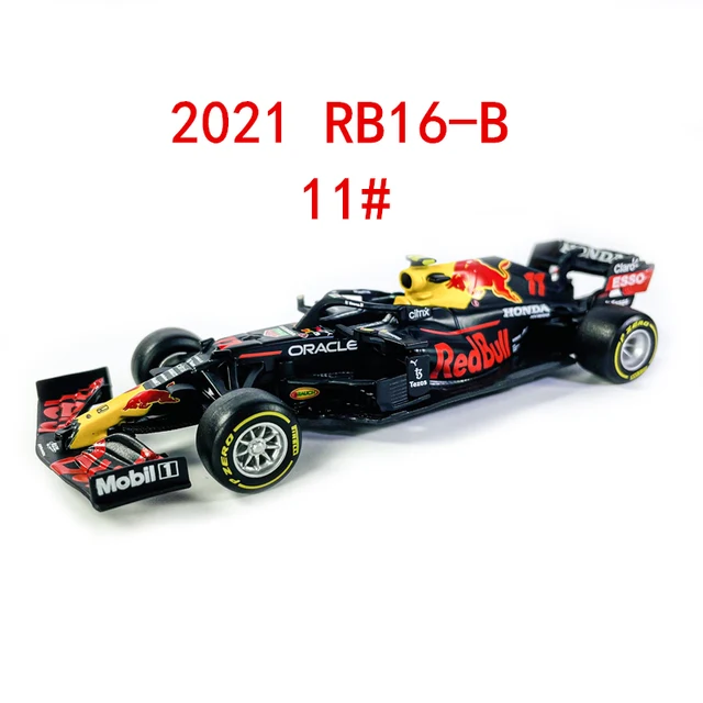 Bburago 1:43 2021 F1 Red Bull Racing RB16B 33# Max Verstappen 11# Sergio Perez Formula one Simulation alloy super toy car model RB16B-11